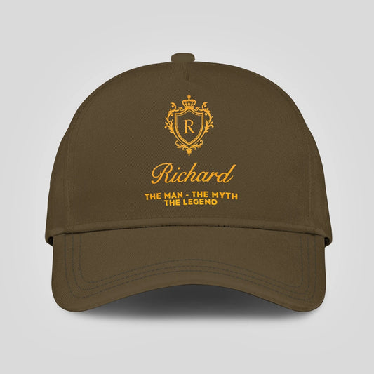 The Man The Myth The Legend Luxury Olive Cap RICHARD 13K1 C91PF