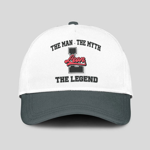 The Man The Myth The Legend Custom Initial Letter And Name Cap LEON 13K1 C38PF