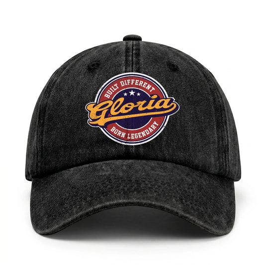 Built Different Born Legendary Logo Washed Cap GLORIA 13K1 C65PF