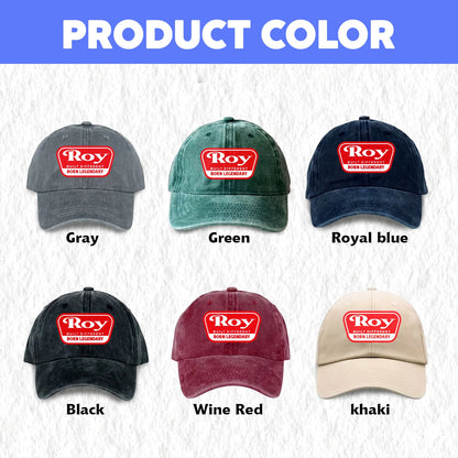 Built Different Born Legendary Red Logo Washed Cap ROY 13K1 C63PF