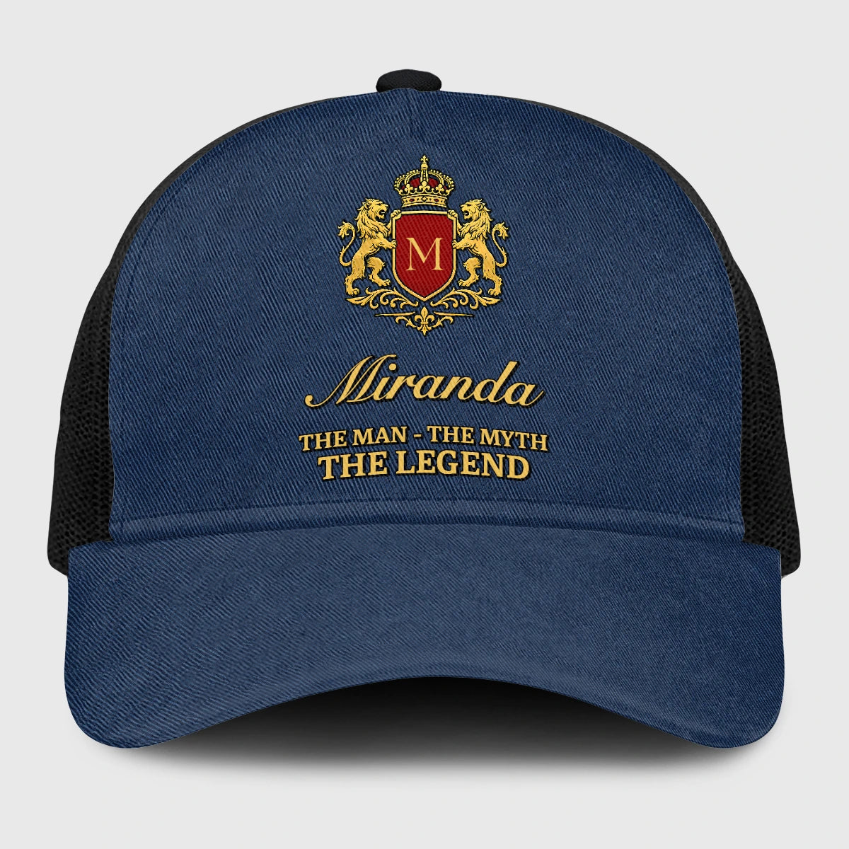 The Man The Myth The Legend Royal Blue Mesh Cap MIRANDA 13K1 C187PF