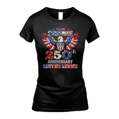 COLLINS 13K1-523 Personalized "Team...Lifetime Member" America 250 Design