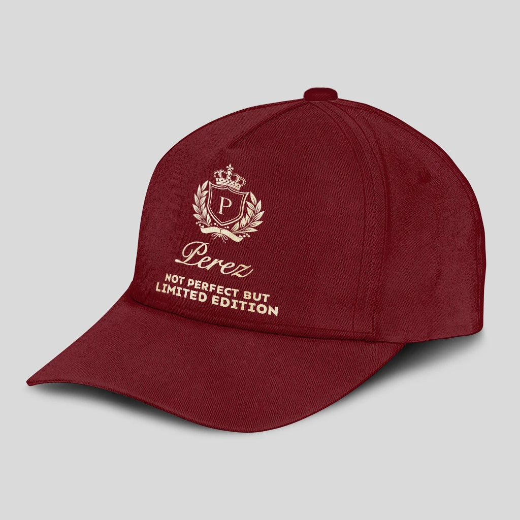 Not Perfect But Limited Edition Luxury Burgundy Cap PEREZ 13K1 C154PF