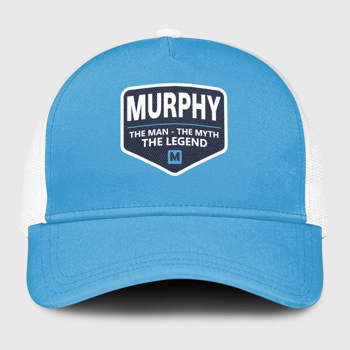 The Man The Myth The Legend Light Blue Mesh Cap MURPHY 13K1 C190PF