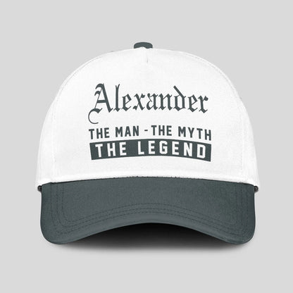 The Man The Myth The Legend Luxury Cap ALEXANDER 13K1 C39PF