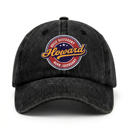 Built Different Born Legendary Logo Washed Cap HOWARD 13K1 C65PF