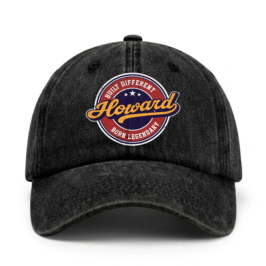 Built Different Born Legendary Logo Washed Cap HOWARD 13K1 C65PF