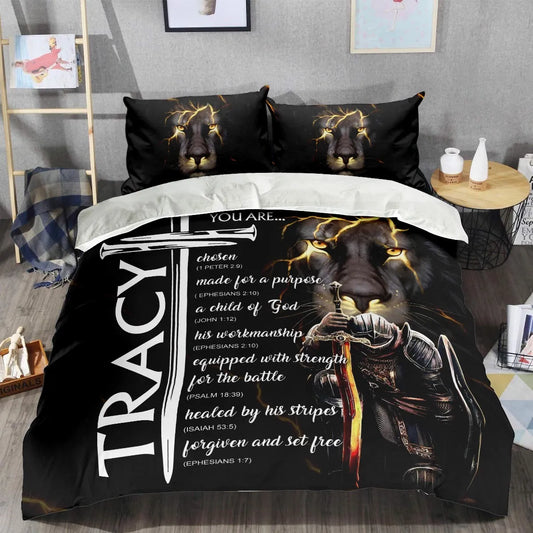 TRACY Limited Edition Personalized Bedding Set 13K1-BS1