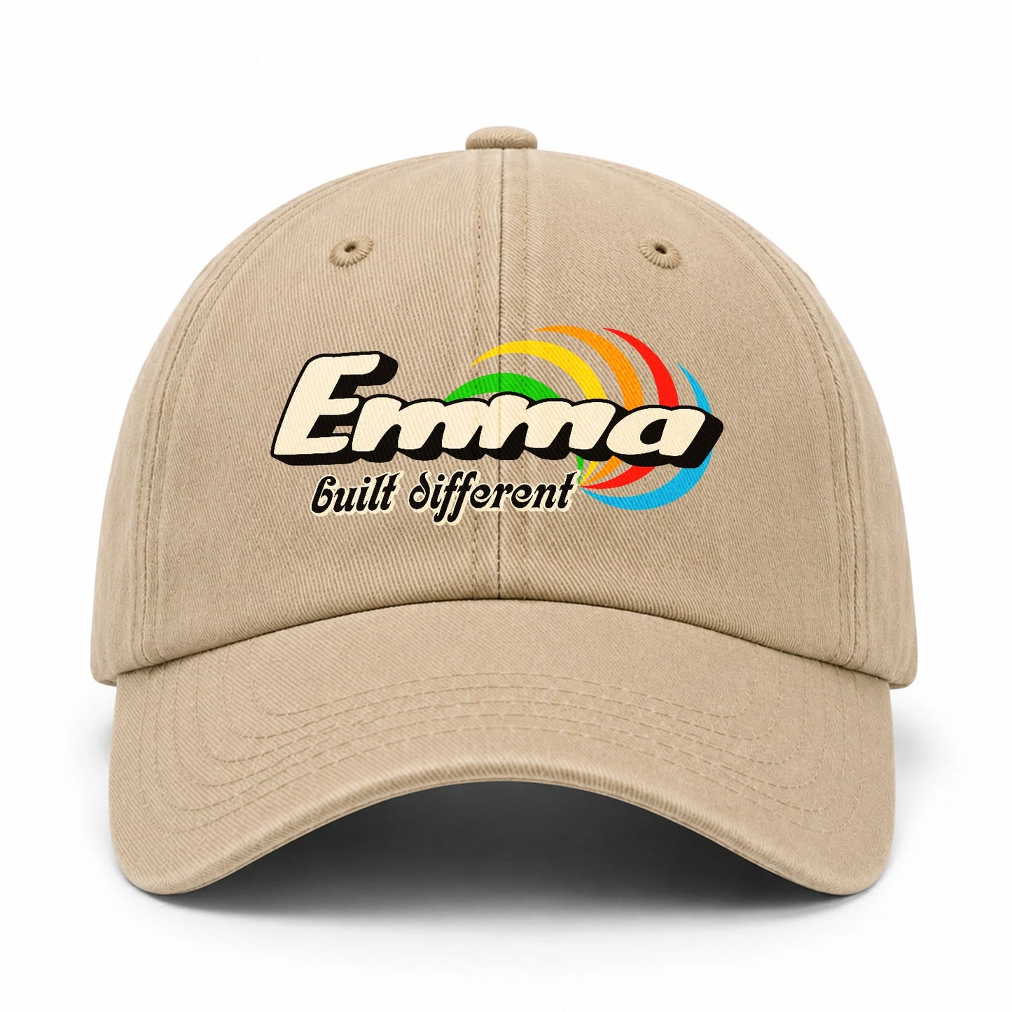 Your Name Built Different Retro Washed Cap EMMA 13K1 C55PF