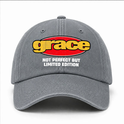 Your Name Not Perfect But Limited Edition Red Logo Washed Cap GRACE 13K1 C84PF