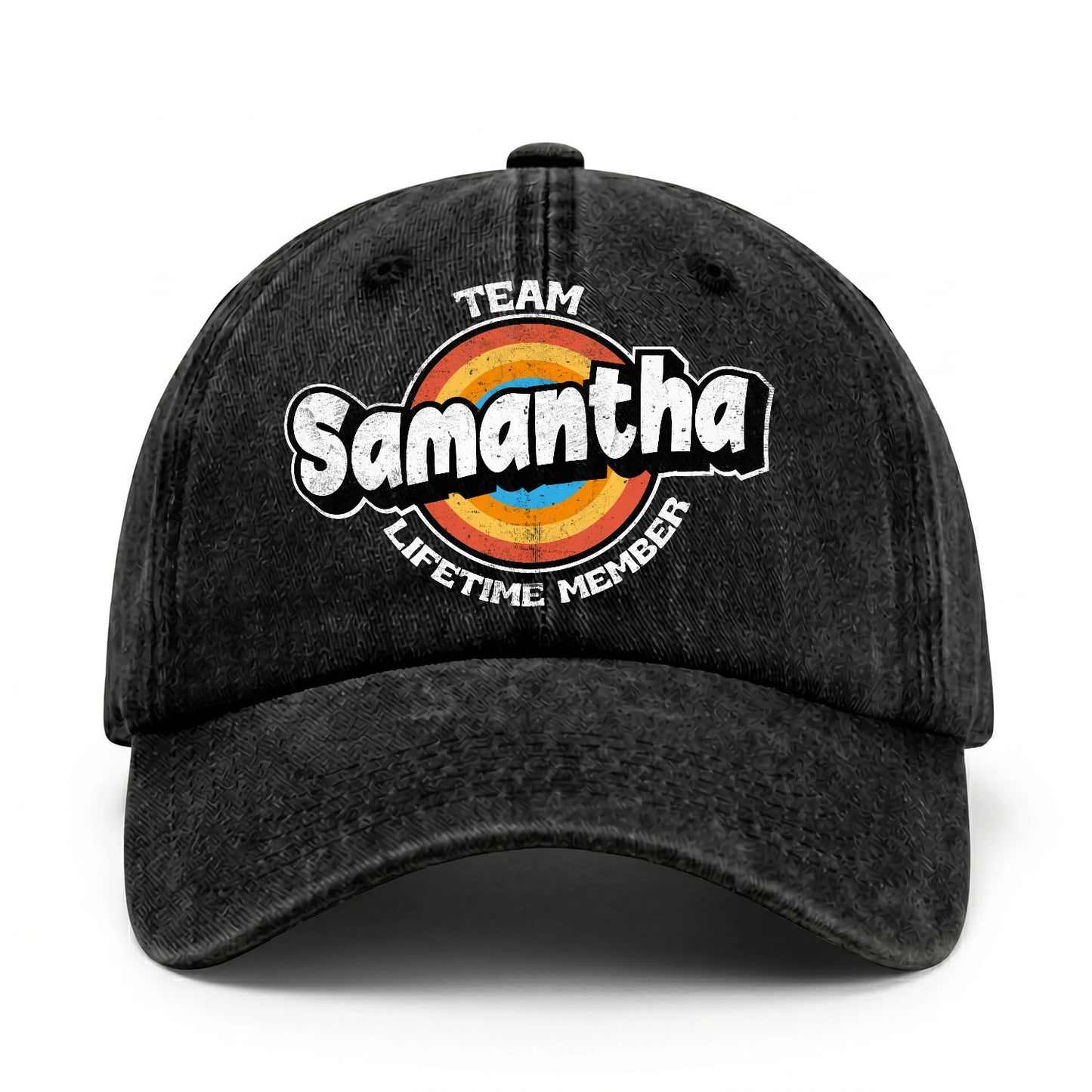 Team Your Name Lifetime Member Logo Cap SAMANTHA 13K1 C66PF