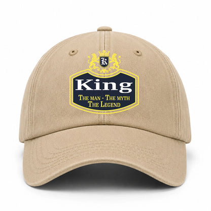 The Man The Myth The Legend Royal Cap KING 13K C31PF