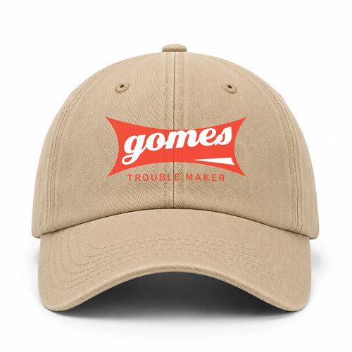 Trouble Maker Red Logo Washed Cap GOMES 13K1 C78PF