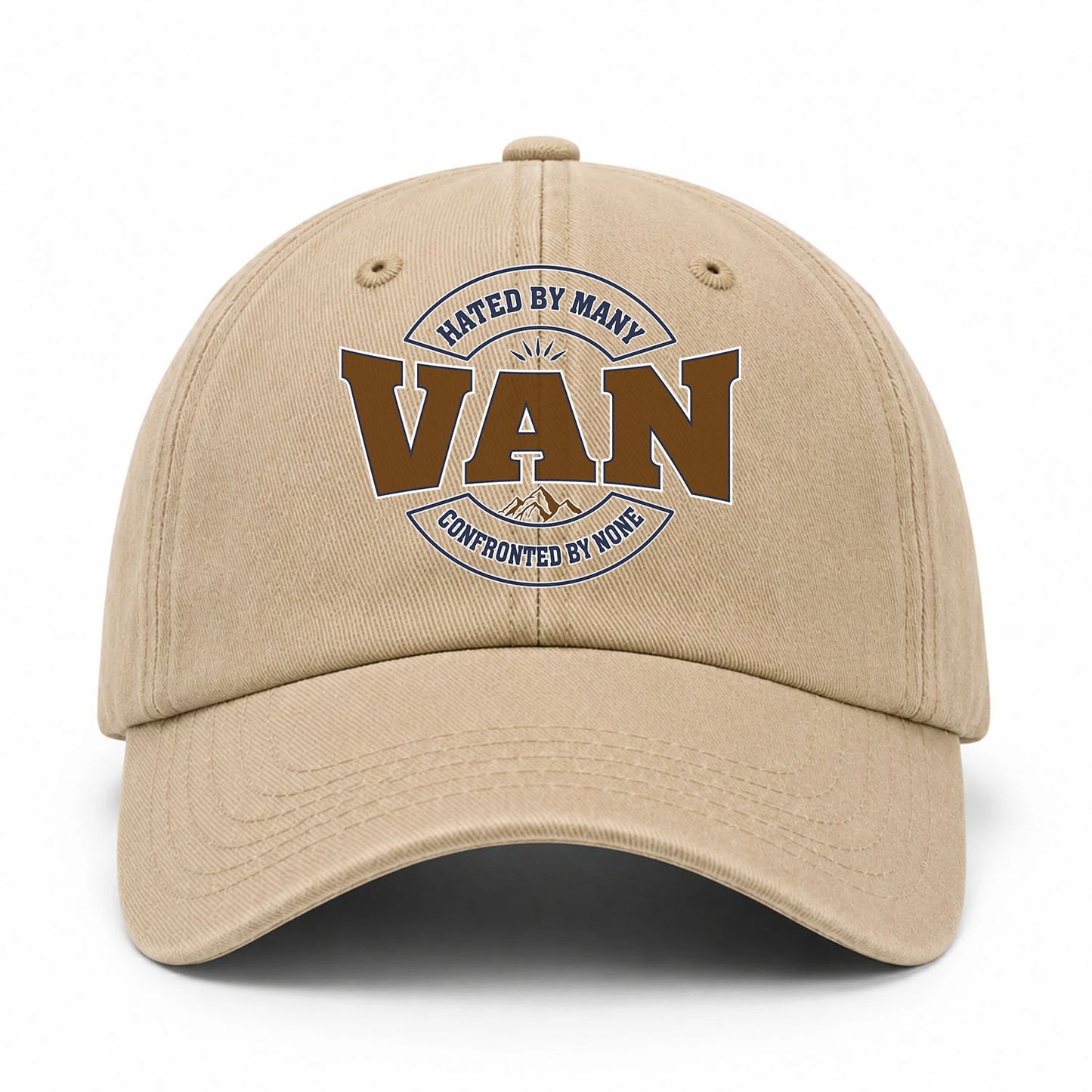 Hated By Many Confronted By None Washed Cap VAN 13K1 C36PF