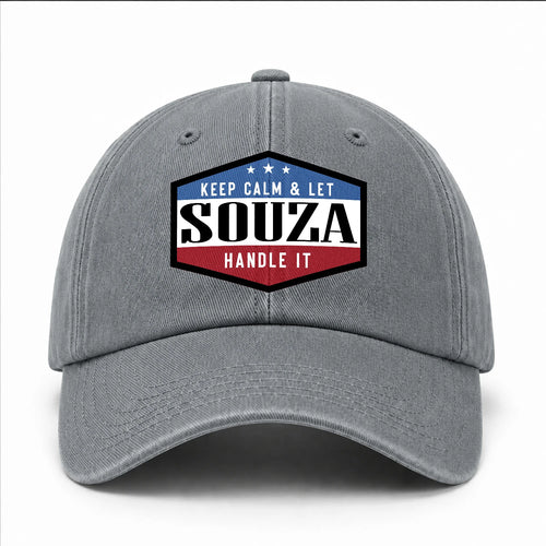 Keep Calm & Let Your Name Handle It Washed Cap SOUZA 13K1 C87PF