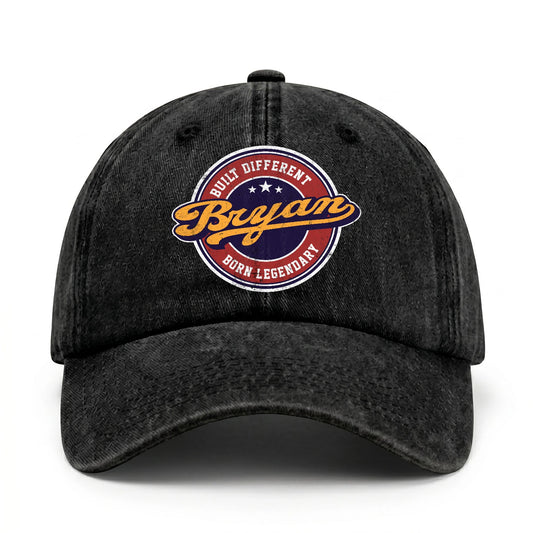 Built Different Born Legendary Logo Washed Cap BRYAN 13K1 C65PF