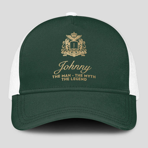 The Man The Myth The Legend Sage Green Mesh Cap JOHNNY 13K1 C192PF