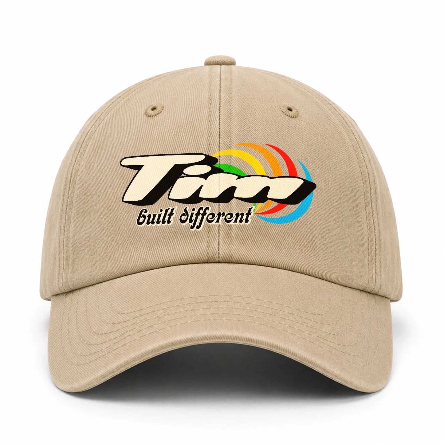Your Name Built Different Retro Washed Cap TIM 13K1 C55PF