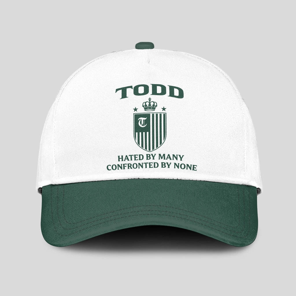 Hated By Many Confronted By None Luxury Logo Cap TODD 13K1 C41PF