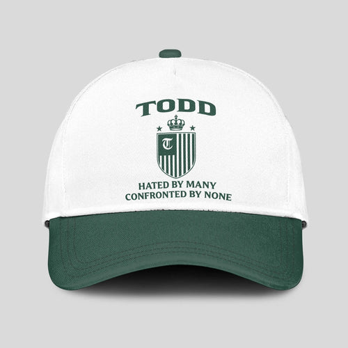 Hated By Many Confronted By None Luxury Logo Cap TODD 13K1 C41PF