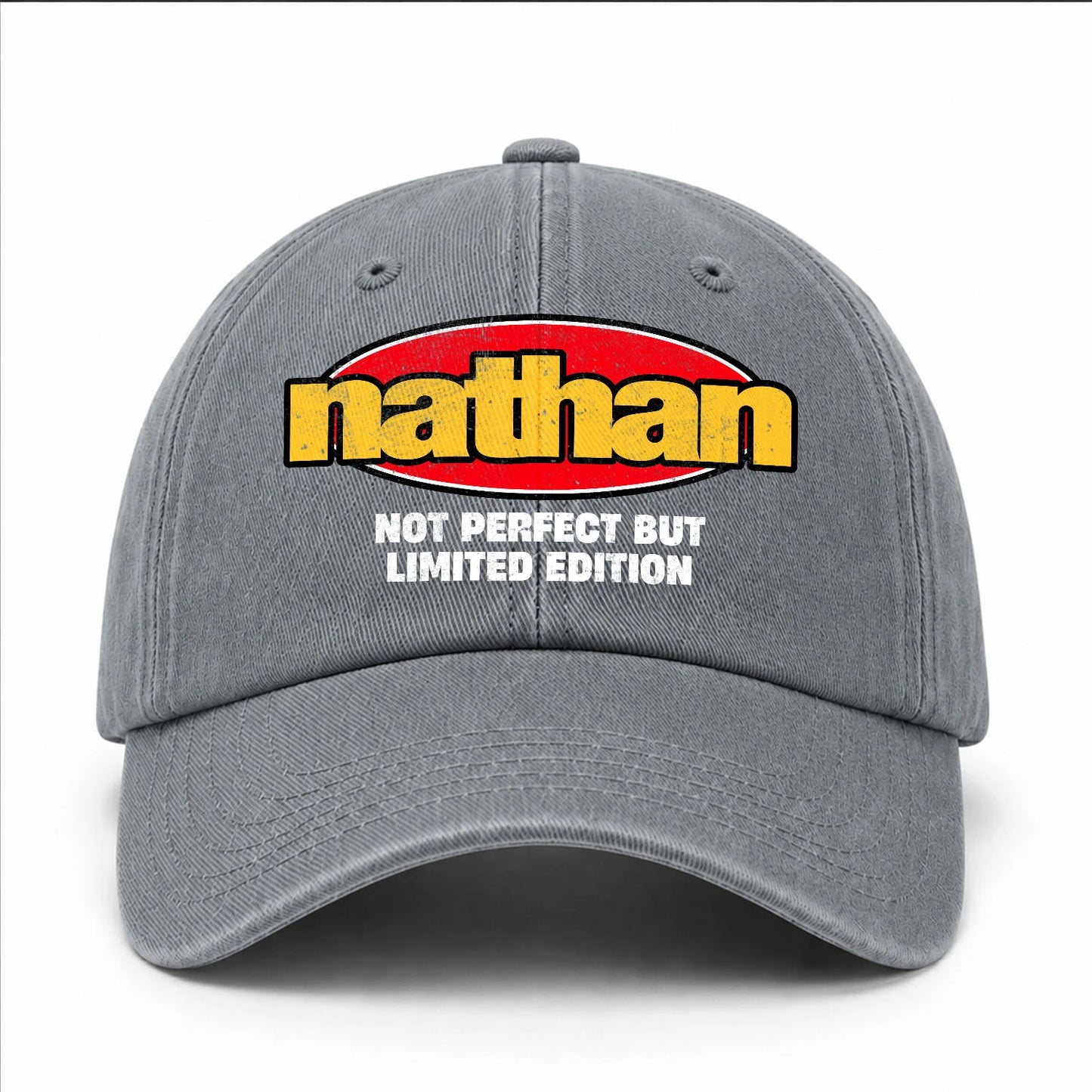 Your Name Not Perfect But Limited Edition Red Logo Washed Cap NATHAN 13K1 C84PF