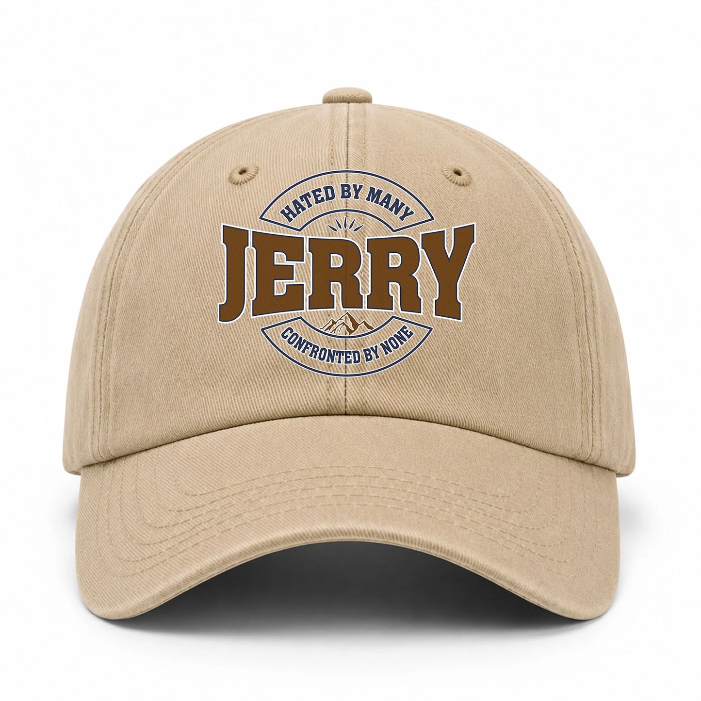 Hated By Many Confronted By None Washed Cap JERRY 13K1 C36PF