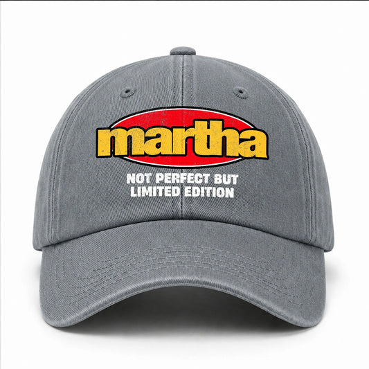Your Name Not Perfect But Limited Edition Red Logo Washed Cap MARTHA 13K1 C84PF