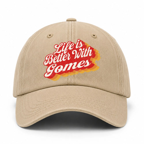 Life Is Better With Your Name Vintage Washed Cap GOMES 13K1 C67PF