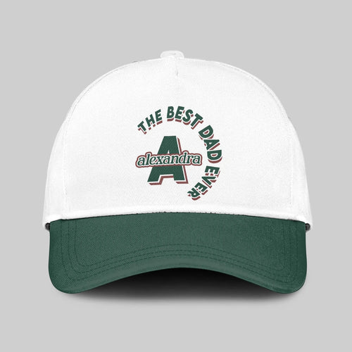 The Best Dad Ever Custom Name Cap ALEXANDRA 13K1 C35PF