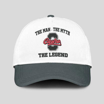 The Man The Myth The Legend Custom Initial Letter And Name Cap CASTRO 13K1 C38PF