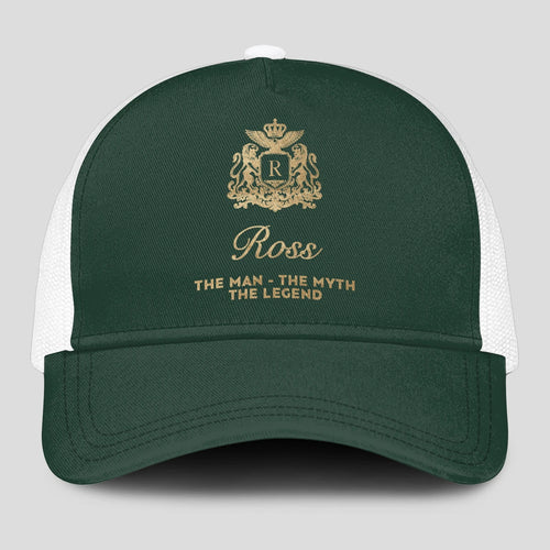 The Man The Myth The Legend Sage Green Mesh Cap ROSS 13K1 C192PF