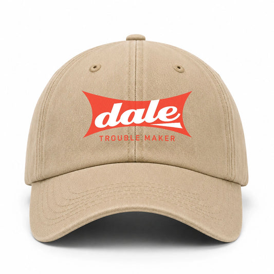 Trouble Maker Red Logo Washed Cap DALE 13K1 C78PF