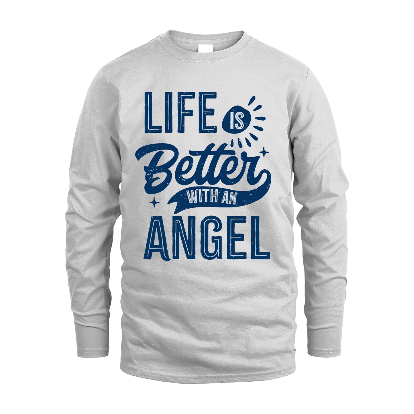 ANGEL 13K1-116 Personalized Name Quote T-Shirt Life Is Better With Unisex Gift