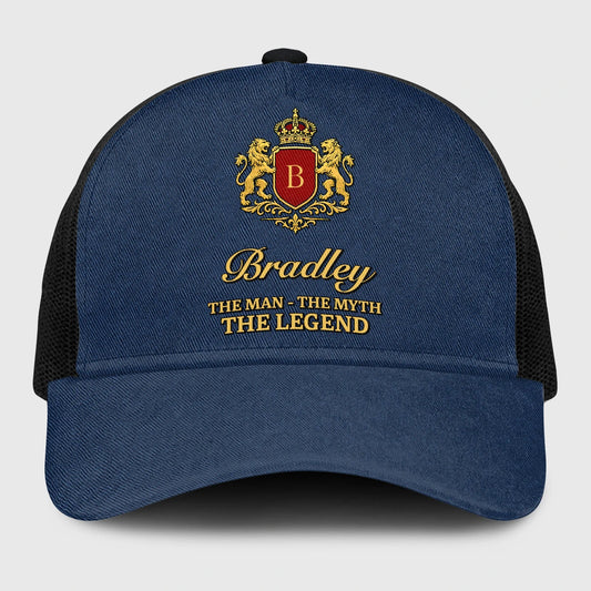 The Man The Myth The Legend Royal Blue Mesh Cap BRADLEY 13K1 C187PF