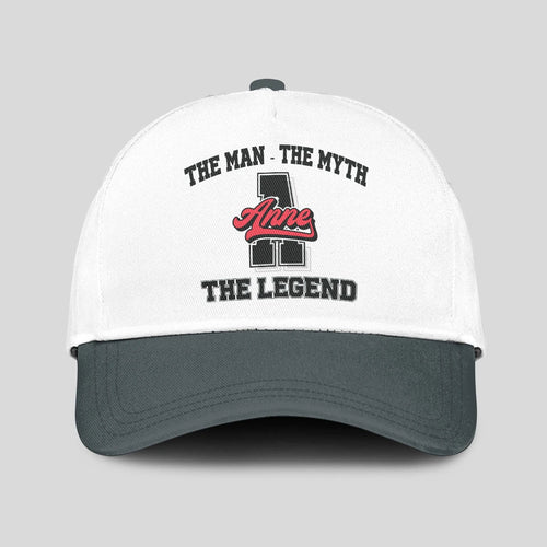 The Man The Myth The Legend Custom Initial Letter And Name Cap ANNE 13K1 C38PF