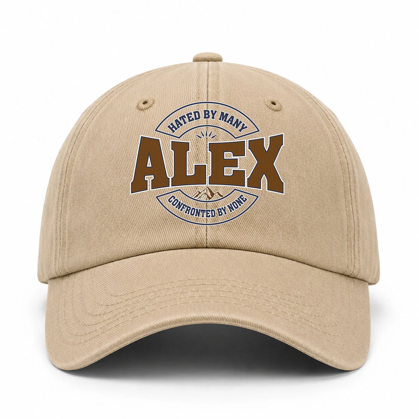 Hated By Many Confronted By None Washed Cap ALEX 13K1 C36PF