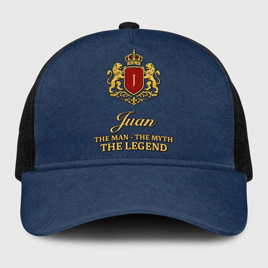 The Man The Myth The Legend Royal Blue Mesh Cap JUAN 13K1 C187PF