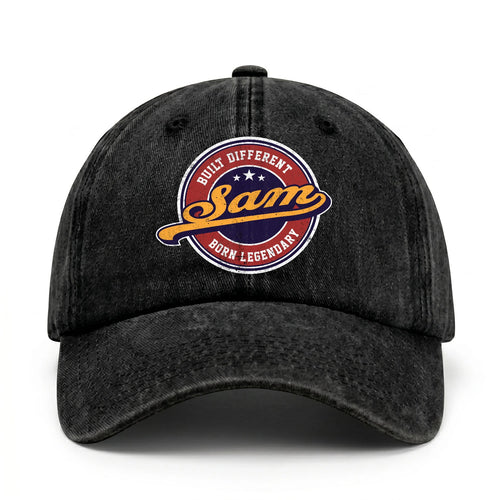 Built Different Born Legendary Logo Washed Cap SAM 13K1 C65PF