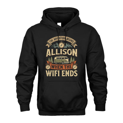 ALLISON 13K1-547 The Adventure Begins Name When The Wifi Ends
