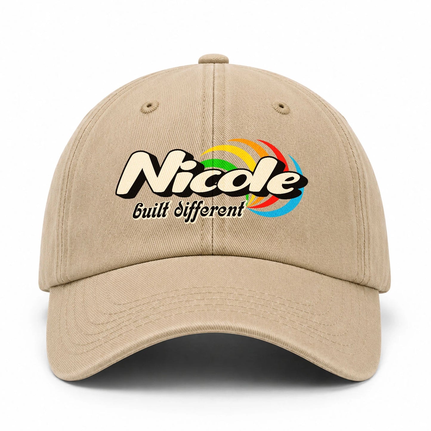 Your Name Built Different Retro Washed Cap NICOLE 13K1 C55PF