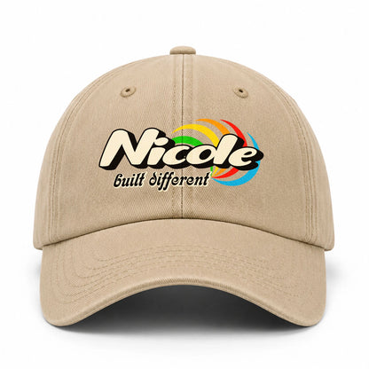 Your Name Built Different Retro Washed Cap NICOLE 13K1 C55PF