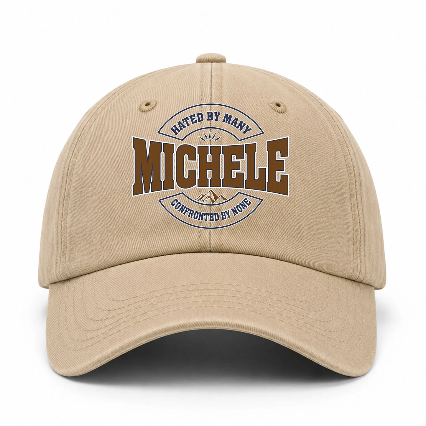 Hated By Many Confronted By None Washed Cap MICHELE 13K1 C36PF