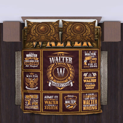 WALTER Limited Edition Personalized Bedding Set 13K1-BS3