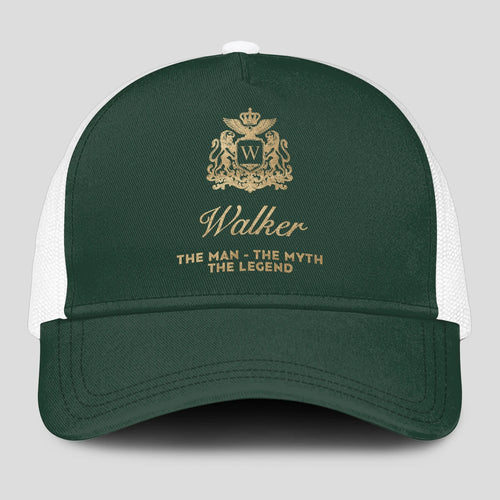 The Man The Myth The Legend Sage Green Mesh Cap WALKER 13K1 C192PF