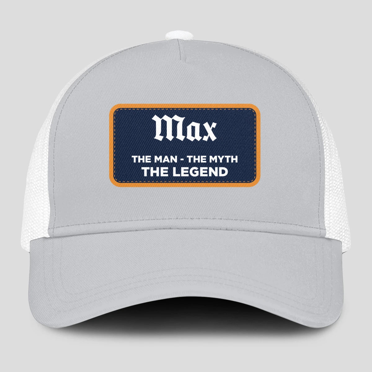 The Man The Myth The Legend Gray Mesh Cap MAX 13K1 C204PF