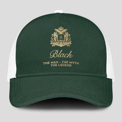 The Man The Myth The Legend Sage Green Mesh Cap BLACK 13K1 C192PF