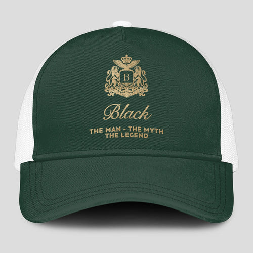 The Man The Myth The Legend Sage Green Mesh Cap BLACK 13K1 C192PF