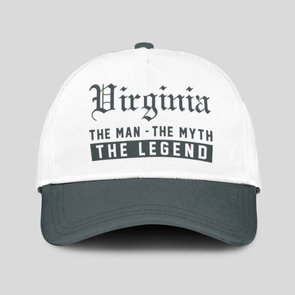 The Man The Myth The Legend Luxury Cap VIRGINIA 13K1 C39PF