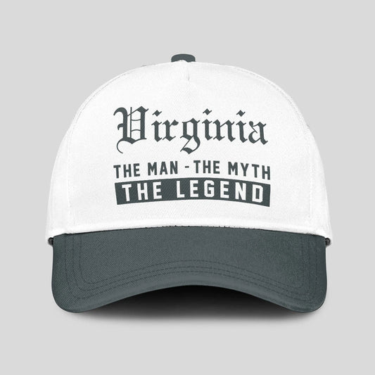The Man The Myth The Legend Luxury Cap VIRGINIA 13K1 C39PF