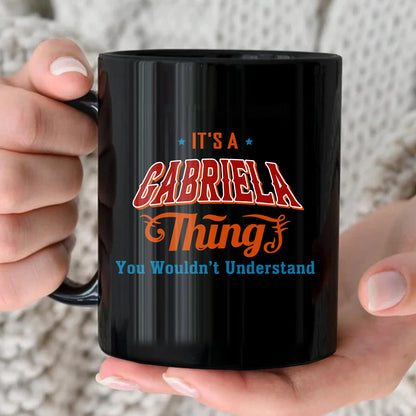 It's A Your Name Thing You Wouldn't Understand Retro Mug GABRIELA 13K1 MG26